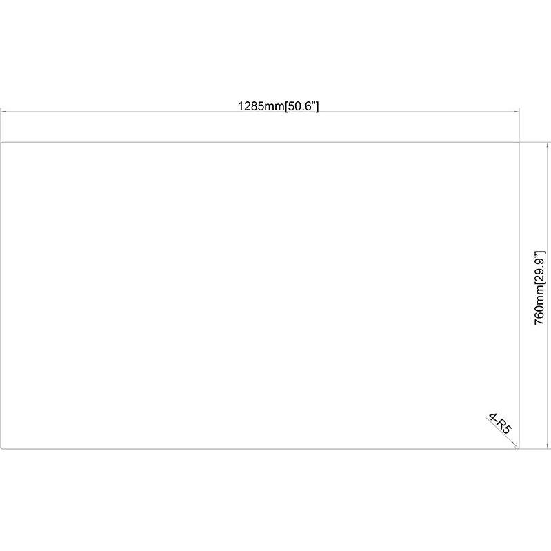 Thumbnail - Multibrackets M Safety Sheet Polycarbonate 55", Digital Signage Zubehör, Transparent