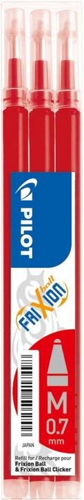 Produktbild Pilot FriXion Refill Set à 3 (Ersatzmine, Rot, 0.35 mm)