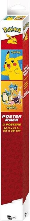 Produktbild GB Eye Pokemon Set 2 Chibi Posters Personnages colorÈs (52x38)