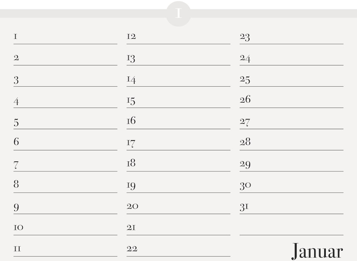 Actual product image Birthday calendar to design yourself (21 x 30 cm, Hardcover, German)