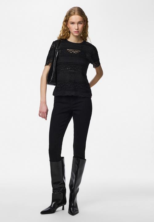 Produktbild Pieces PCMIRO SPITZEN T-Shirt (M)