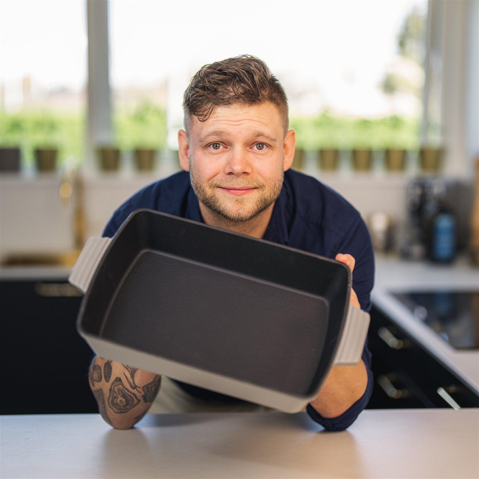 Thumbnail - Konjac Sponge H 7 x B 23 x L 39 cm - Støbejern, Auflaufform