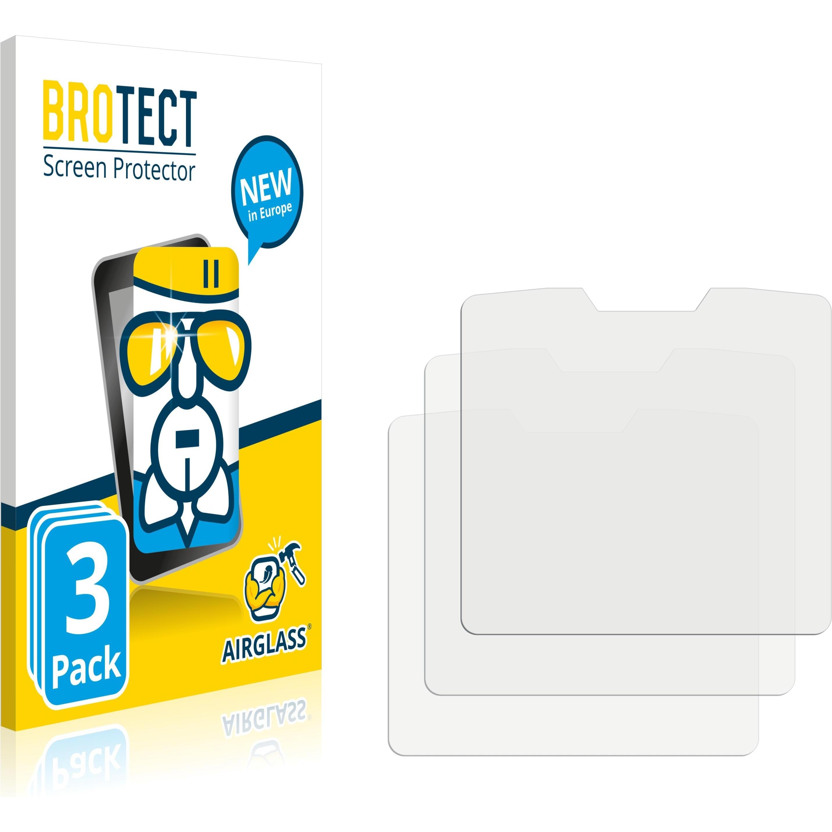 BROTECT AirGlass Panzerglasfolie (3 Stück, Nokia C1 Plus), Smartphone Schutzfolie, Transparent