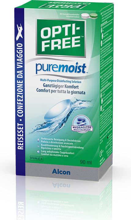Immagine prodotto Opti Free PureMoist, soluzione per lenti a contatto, 90 ml (Tutto in Uno soluzione, 90 ml)