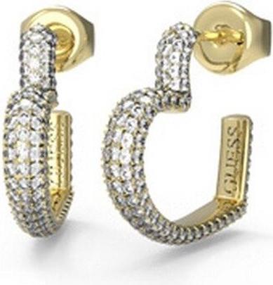 Guess Beloved Heart-Shaped Hoop Earrings (Edelstahl)