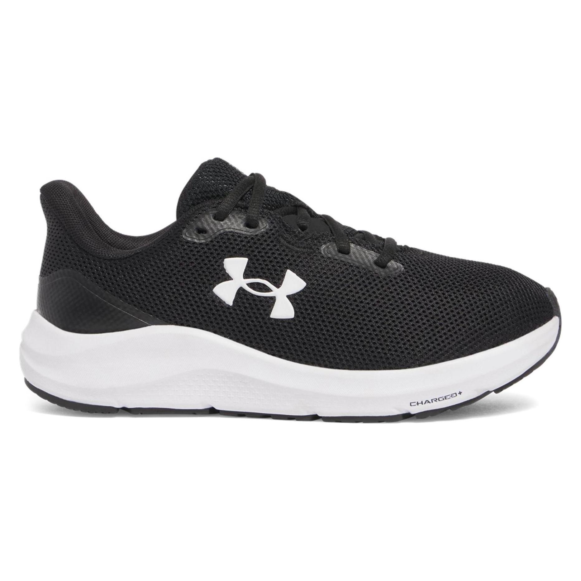 Under Armour, Vrouwen, Hardloopschoenen, Ua W Charged Pursuit 4 Dames Sportschoenen - Zwart (39), Zwart, Wit