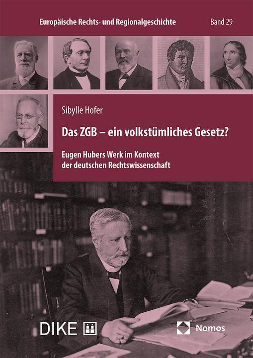 Actual product image DiKE Das ZGB – ein volkstümliches Gesetz? (German, Sibylle Hofer, 2024)
