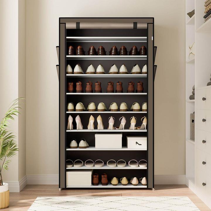 Image du produit Juskys Meuble à chaussures (88 x 160 x 28 cm)