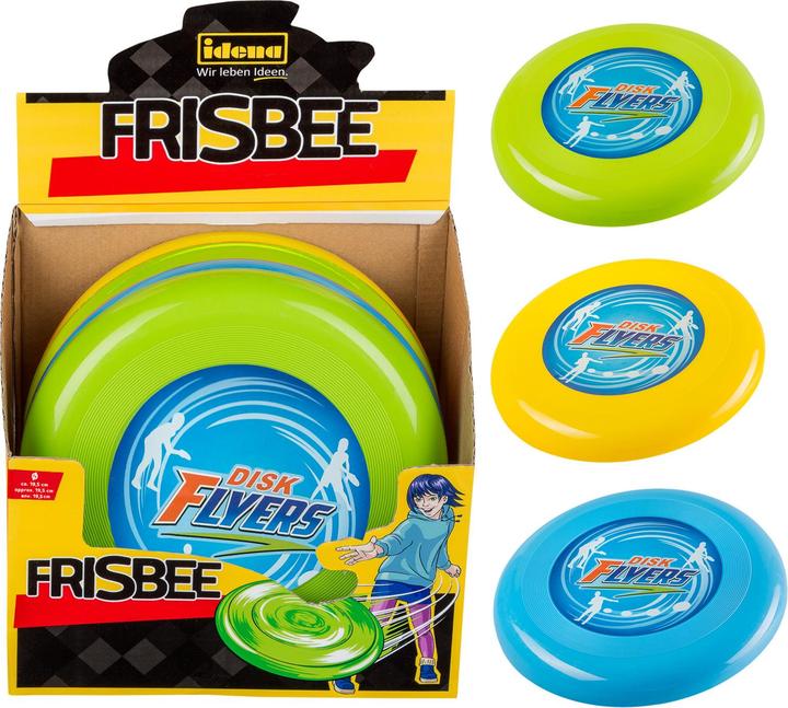 Immagine prodotto Idena Frisbee, circa 19 cm blu, verde, giallo, arancione