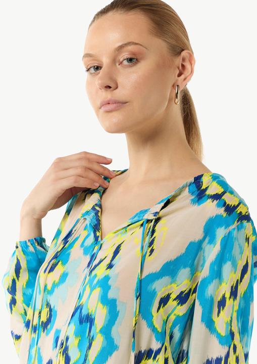 Produktbild Comma Bluse Luftige Viskosebluse mit All-over-Print im Relaxed Fit (36)