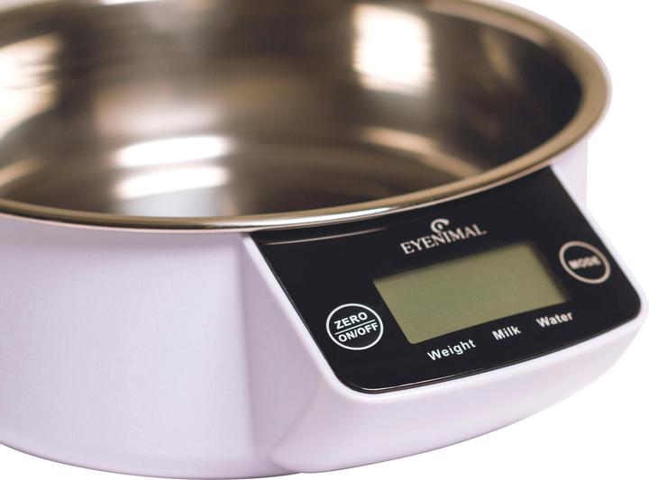 Produktbild Kerbl EYENIMAL Intelligent Pet Bowl XL,mit Waage, 1,8l, weiss (180 cl)