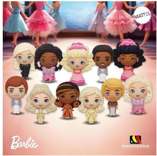 Actual product image Monogram Keychain - Barbie - Blindpack