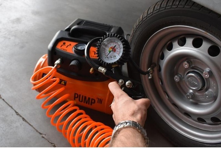 Image du produit Pump'in TANK - Mini-compresseur avec cuve de 6l (8 bar, 6 l)