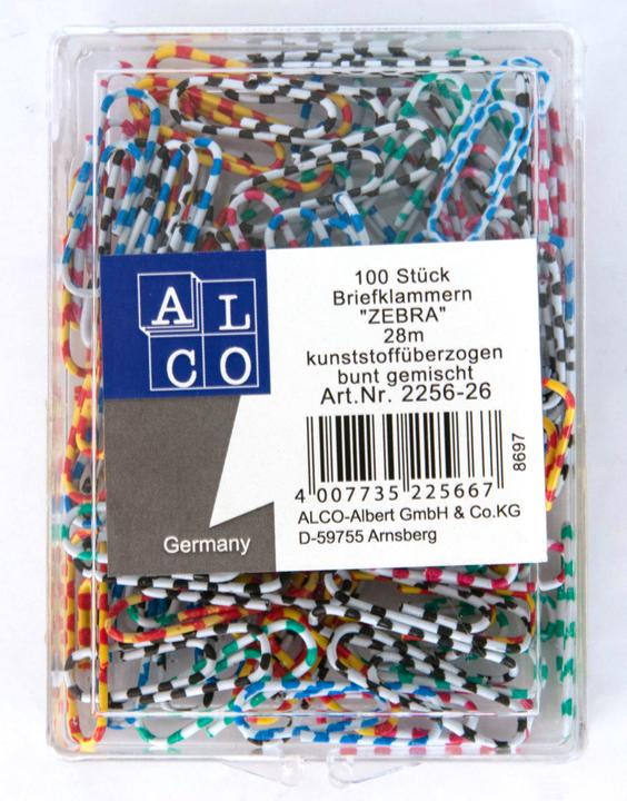 Alco Paper clip zebra Shape design: round shape Length: 26 mm (1 x)