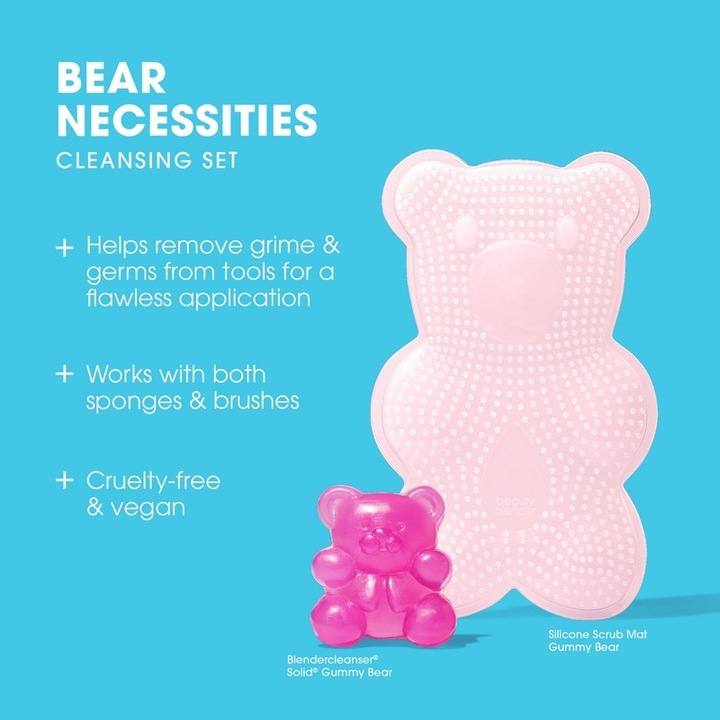 Actual product image Beautyblender The Sweetest Blend - Bear Necessities Cleansing Set