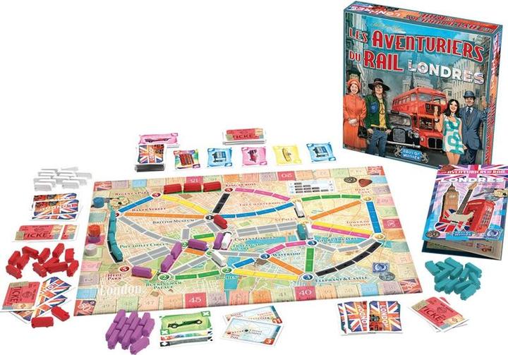 Produktbild Days of Wonder Ttr Les Aventuriers Du Rail Londres (Fr) (Französisch, 2 - 4 Spieler)