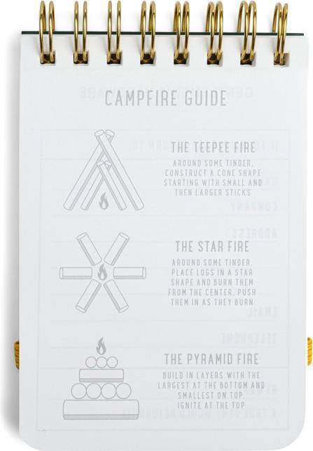 Actual product image Gentlemen's Hardware Pocket Waterproof Note Book (Lined)