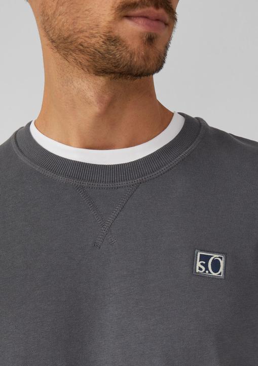 Produktbild s.Oliver Sweatshirt Sweatshirt aus Baumwollmix mit Crew Neck (M)