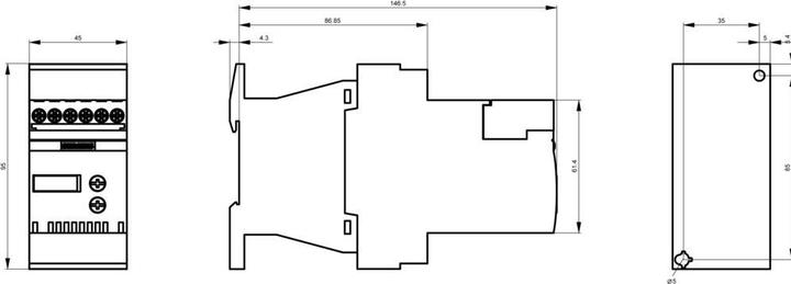 Produktbild Siemens SIRIUS SOFT STARTER,S00, 6.5A,110-230V