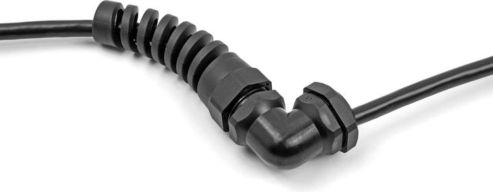 Actual product image Delock Cable gland with strain relief 90° angled PG (1 pcs.)