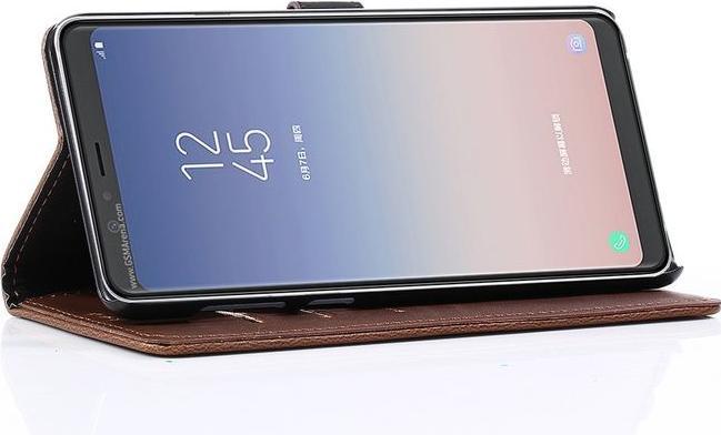 Actual product image MU Classic Crazy Horse IV Leather Bookcover Series (Samsung Galaxy A9)