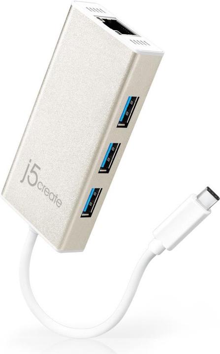 Actual product image j5Create USB 3.0 Type-C Hub (USB-C, 3 Ports)