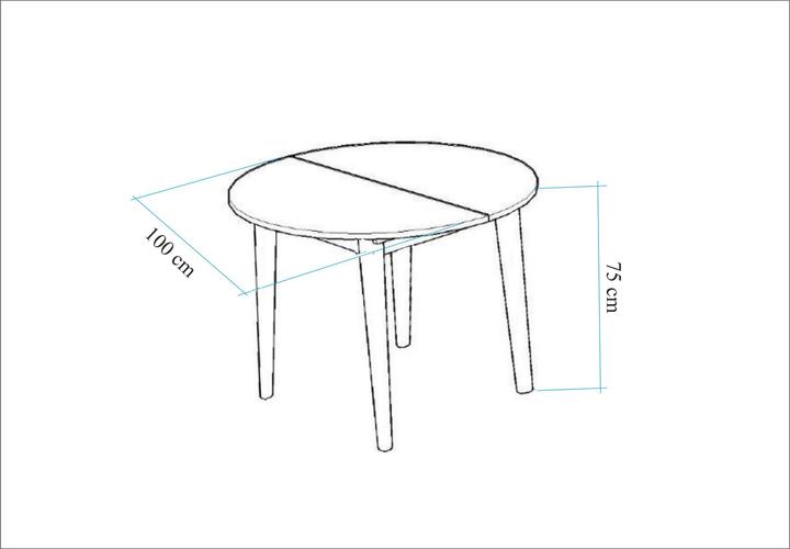 Actual product image Homitis Vina (100 x 100 x 75 cm)