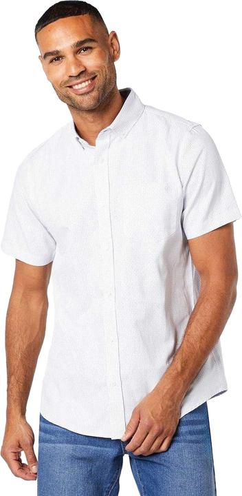 Actual product image Universal Textiles Mens Herringbone Short-Sleeved Shirt (XL)
