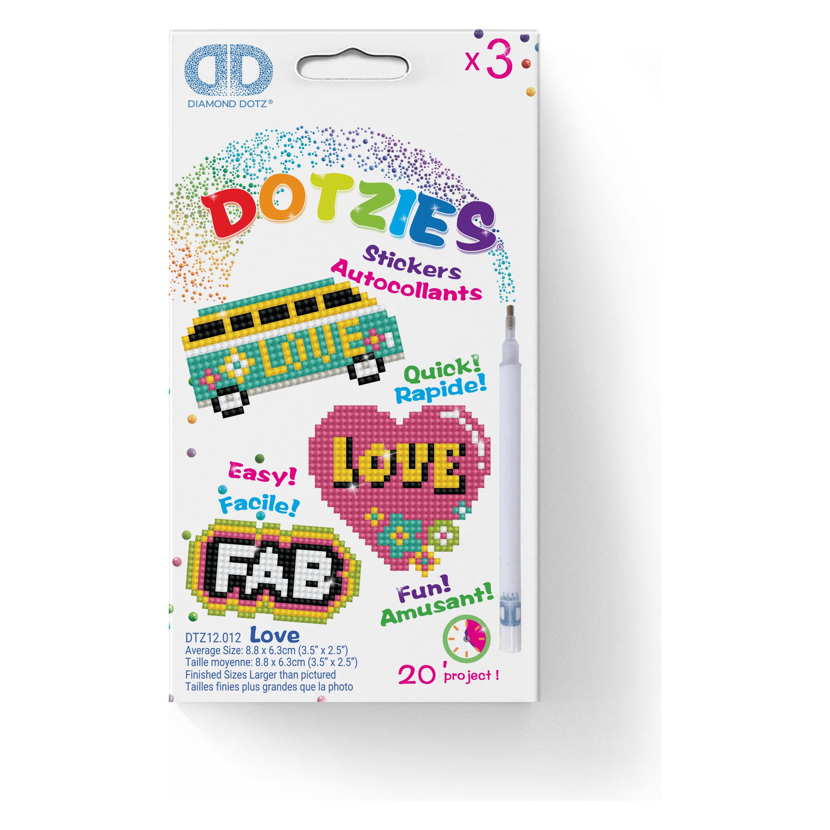Diamond Dotz Stickerset Liefde