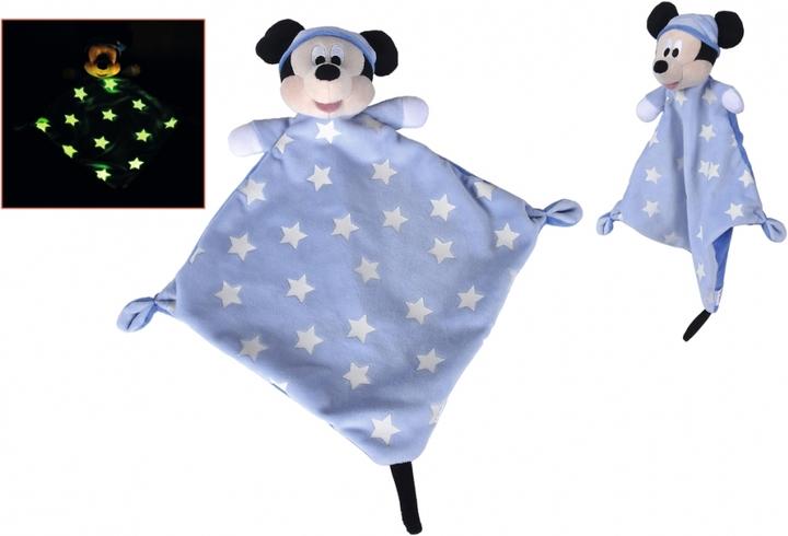 Actual product image Simba Disney Good Night Mickey GID cuddle cloth