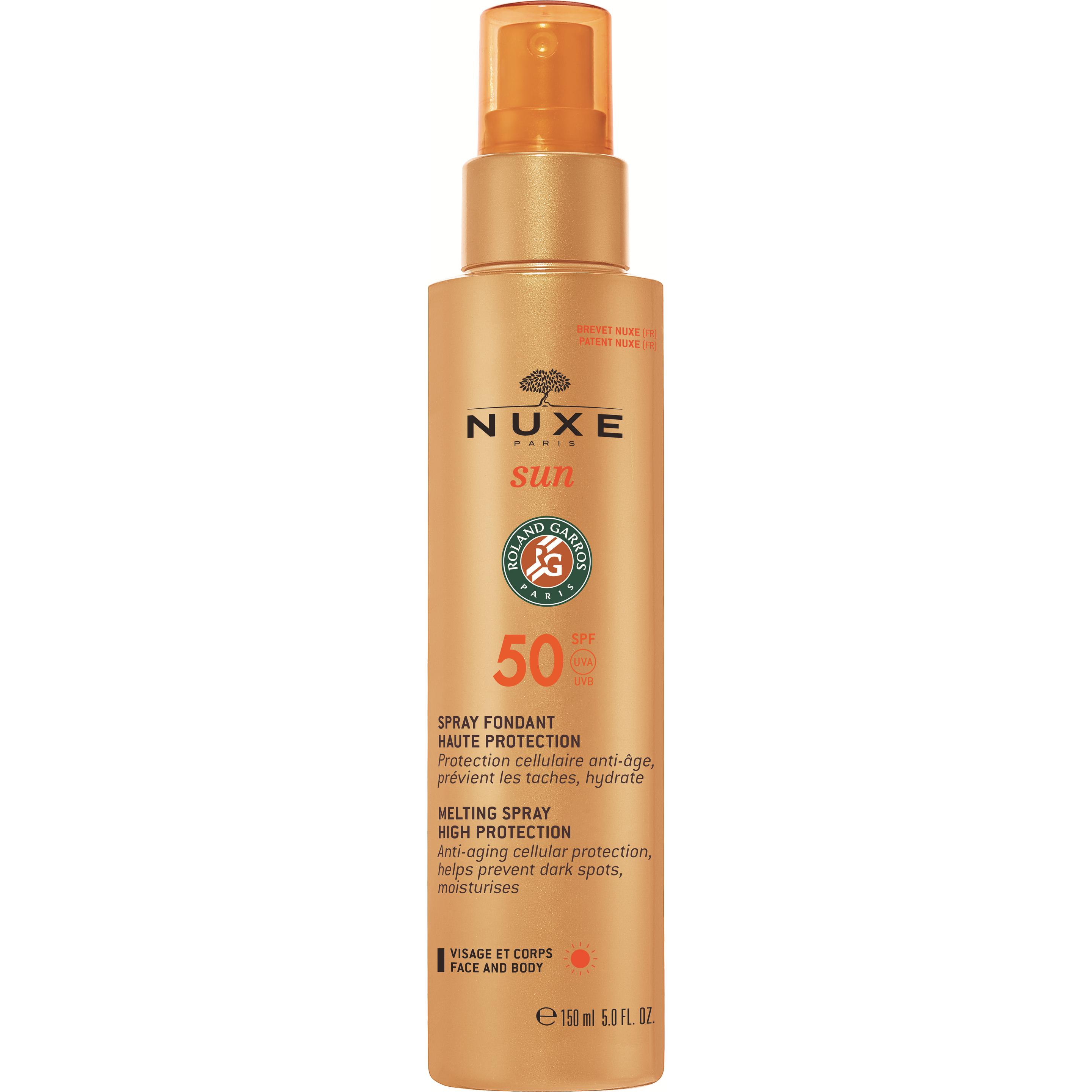 Nuxe, Sonnencreme, Sonnenspray Gesicht und Körper - Hoher Schutz (Sonnenspray, SPF 50, 150 ml, 150 g)
