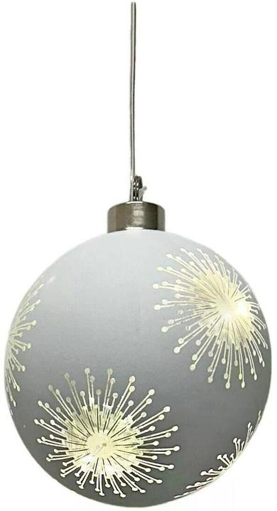 Actual product image GuGus LED glass ball silver