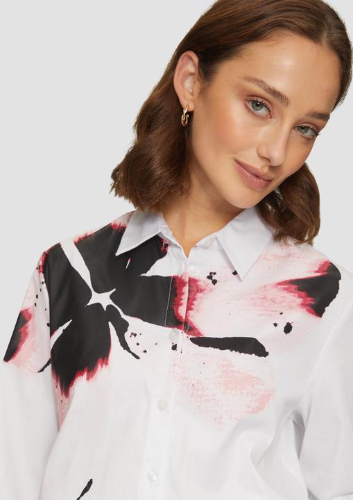 Immagine prodotto s.Oliver Bluse Bluse mit Print und Hemdkragen (42)