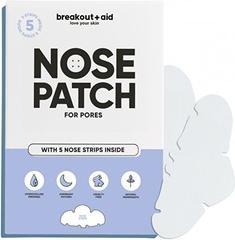 Breakout + Aid Breakout+aid - Cleansing patches for enlarged pores on the nose 5 pcs