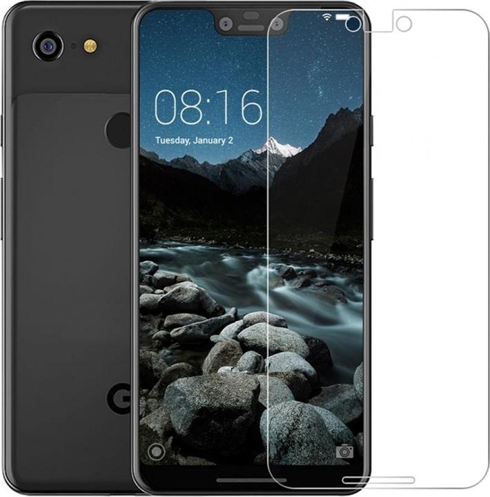 Actual product image Screenguard Google Pixel 3 XL bulletproof glass protective film Case Friendly Design (1 Piece, Google Pixel 3 XL)