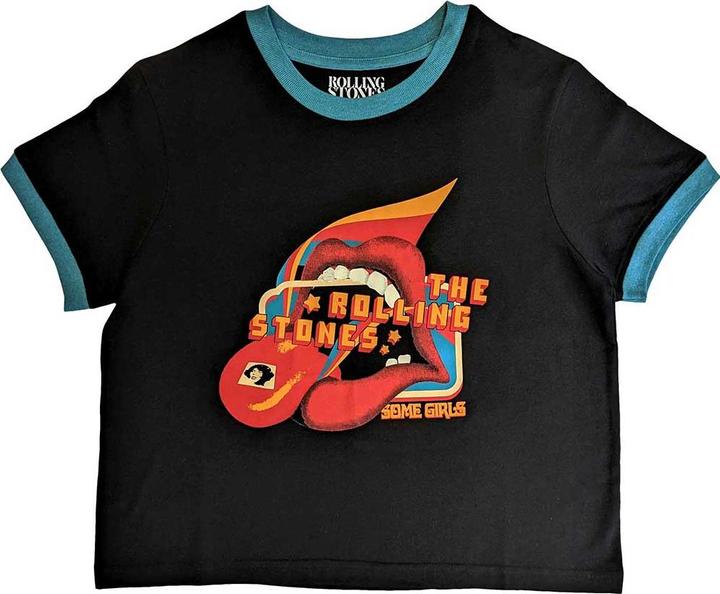 Image du produit The Rolling Stones Some Girls Lick Crop Top (Girlie) (M)