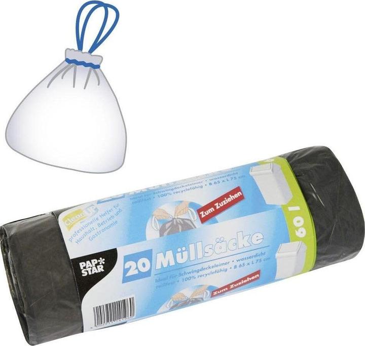 Produktbild Papstar 14196 Abfallbeutel (e) (20x, 60 l)