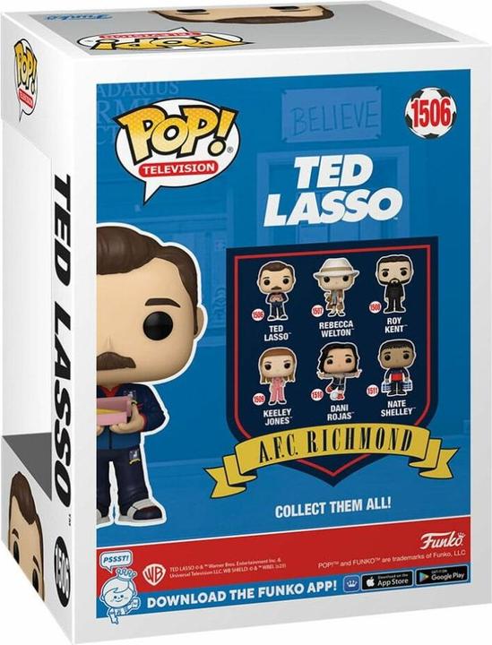 Image du produit Funko Ted Lasso Figure POP! TV vinyle Ted w/biscuits 9 cm