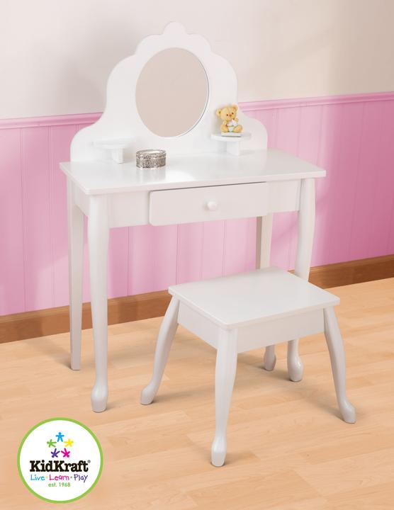 Produktbild KidKraft Mittlere Eitelkeit und Hocker (Kinderhocker)