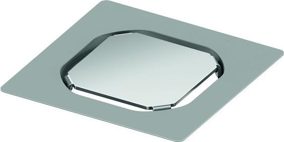 TECE TECEdrainpoint S attacco piastrellabile, acciaio inox, 100x100 mm, senza cornice (140 mm)