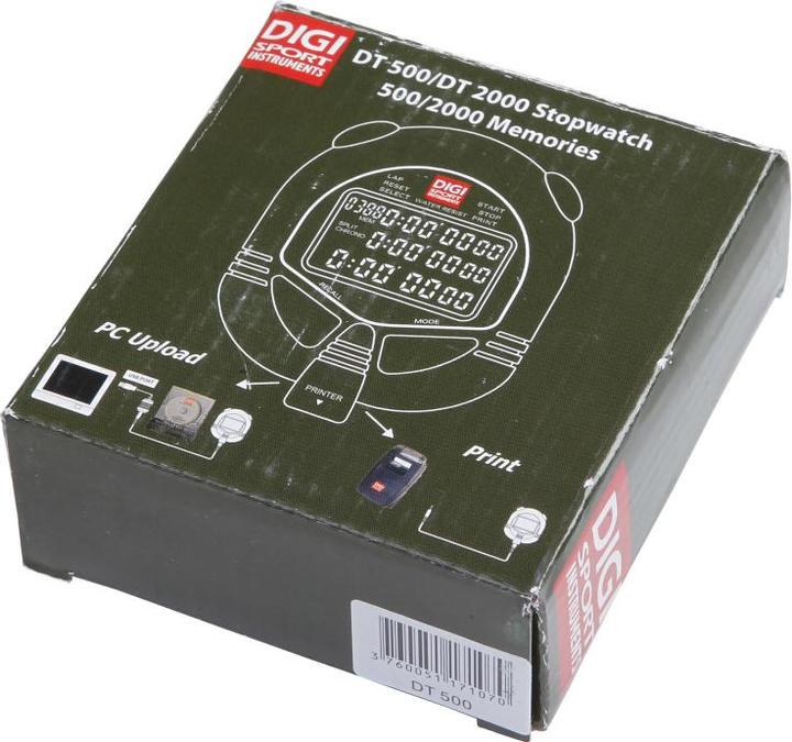Actual product image Digi Sport DIGI PC-110/111 stopwatch, grey, 7.1 cm, 500 memory locations, 6 cm