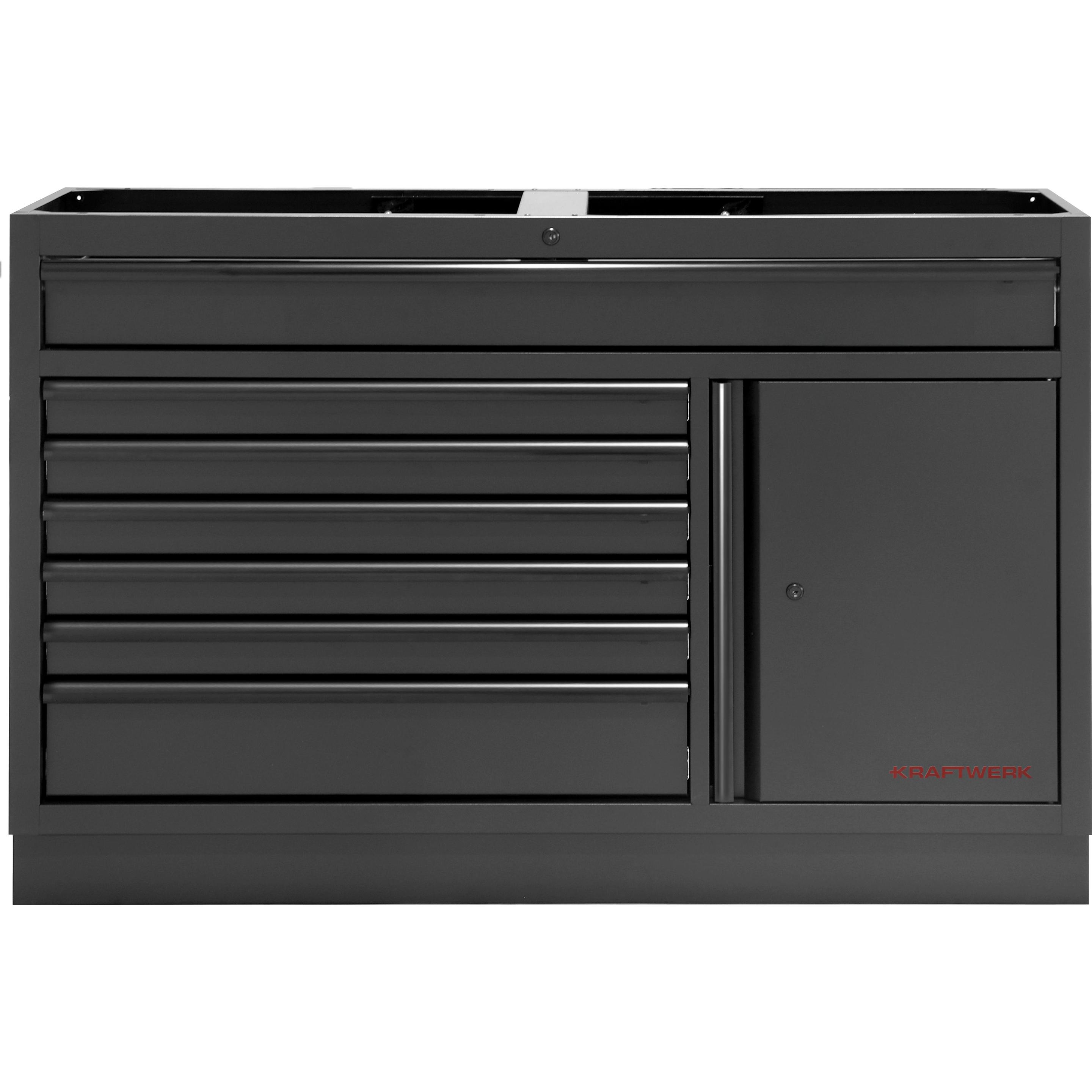 Kraftwerk, Werkstattschrank, MOBILIO Schubladenschrank Schubladen BLK (136 cm, 91 cm)