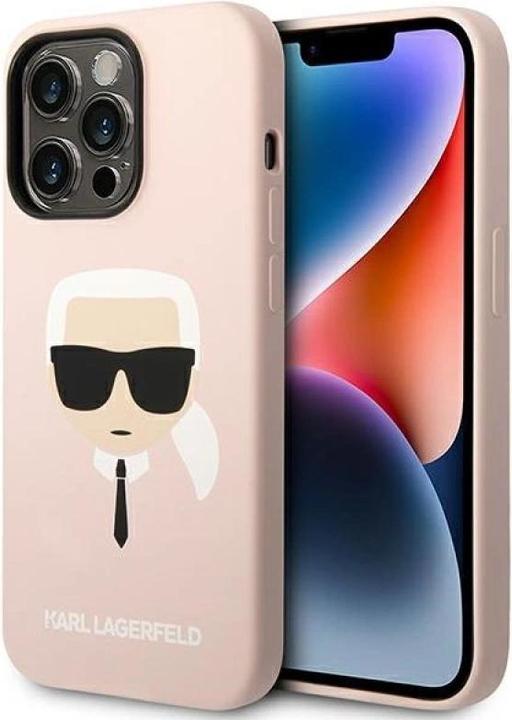 Produktbild Karl Lagerfeld iPhone 14 Pro Liquid Silicone Karl Head Case (Apple iPhone 14 Pro)