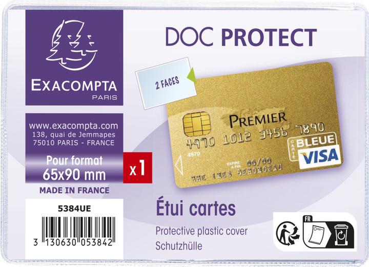 Produktbild Exacompta Schutzhülle Kreditkarte (65 x 100 mm, 1x)