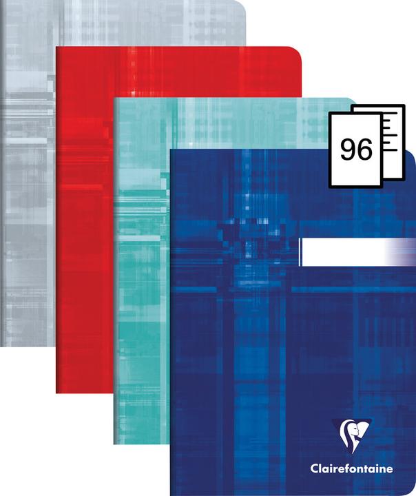Actual product image Clairefontaine Notebook with ruler (A6, Checked, Soft cover)