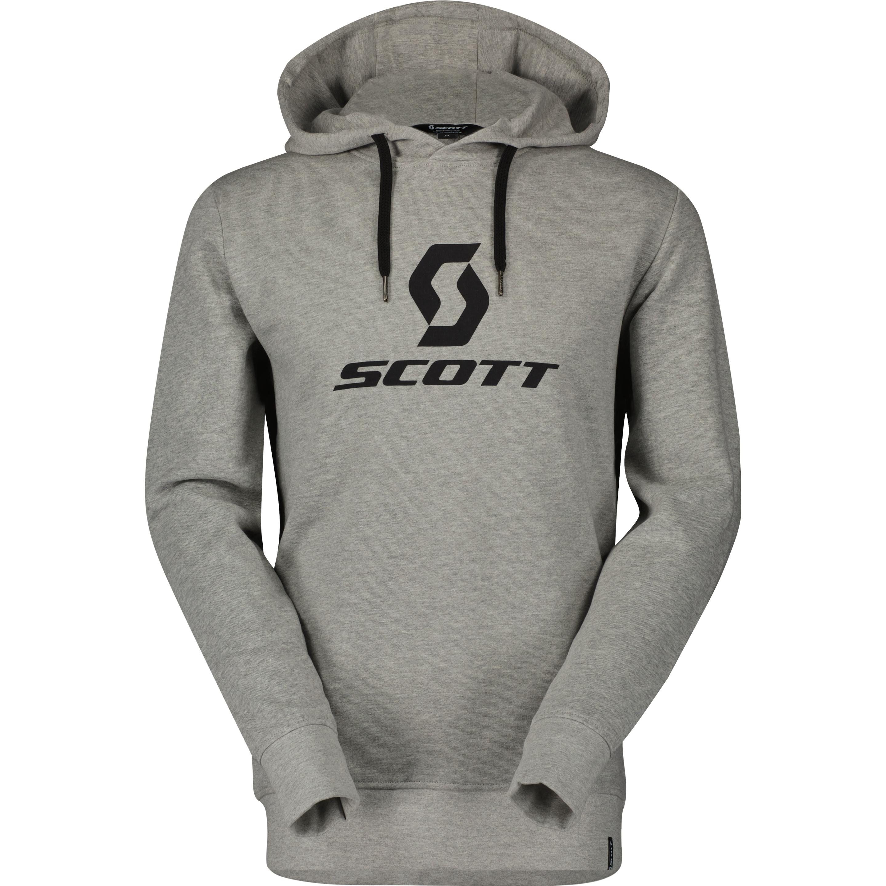 Scott Sports, Herren, Pullover, Hoody Icon L/S, Grau, (L)