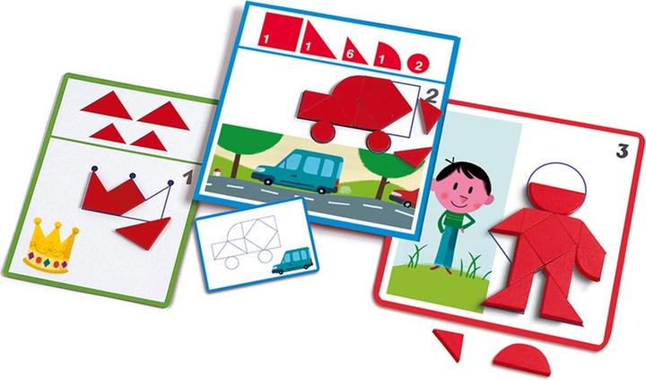 Produktbild Djeco Eduludo Formen (mult) (Deutsch, Englisch, Französisch, Italienisch, 4 - 6 Jahre)