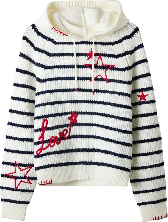Produktbild Joe Browns Stripe Knitted Embroidered Hoody (46)