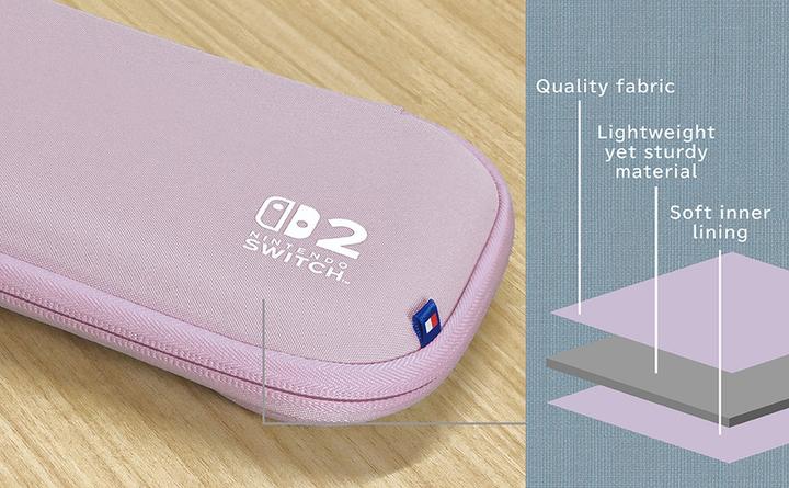 Productafbeelding HORI SWITCH 2/SWITCH Custodia Tough Pouch Slim Lavanda (Switch 2)
