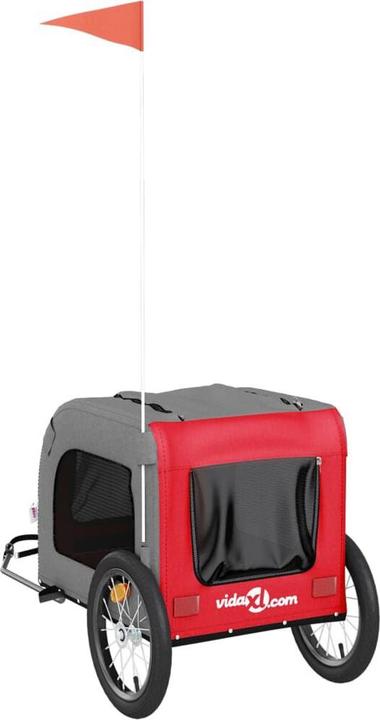 Produktbild vidaXL Fahrradanhänger Hund
